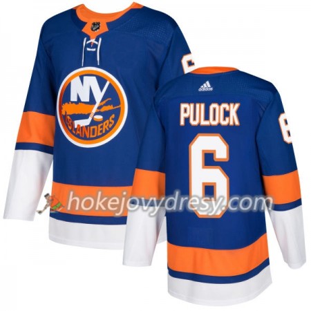 Pánské Hokejový Dres New York Islanders Ryan Pulock 6 Adidas 2017-2018 Royal Authentic